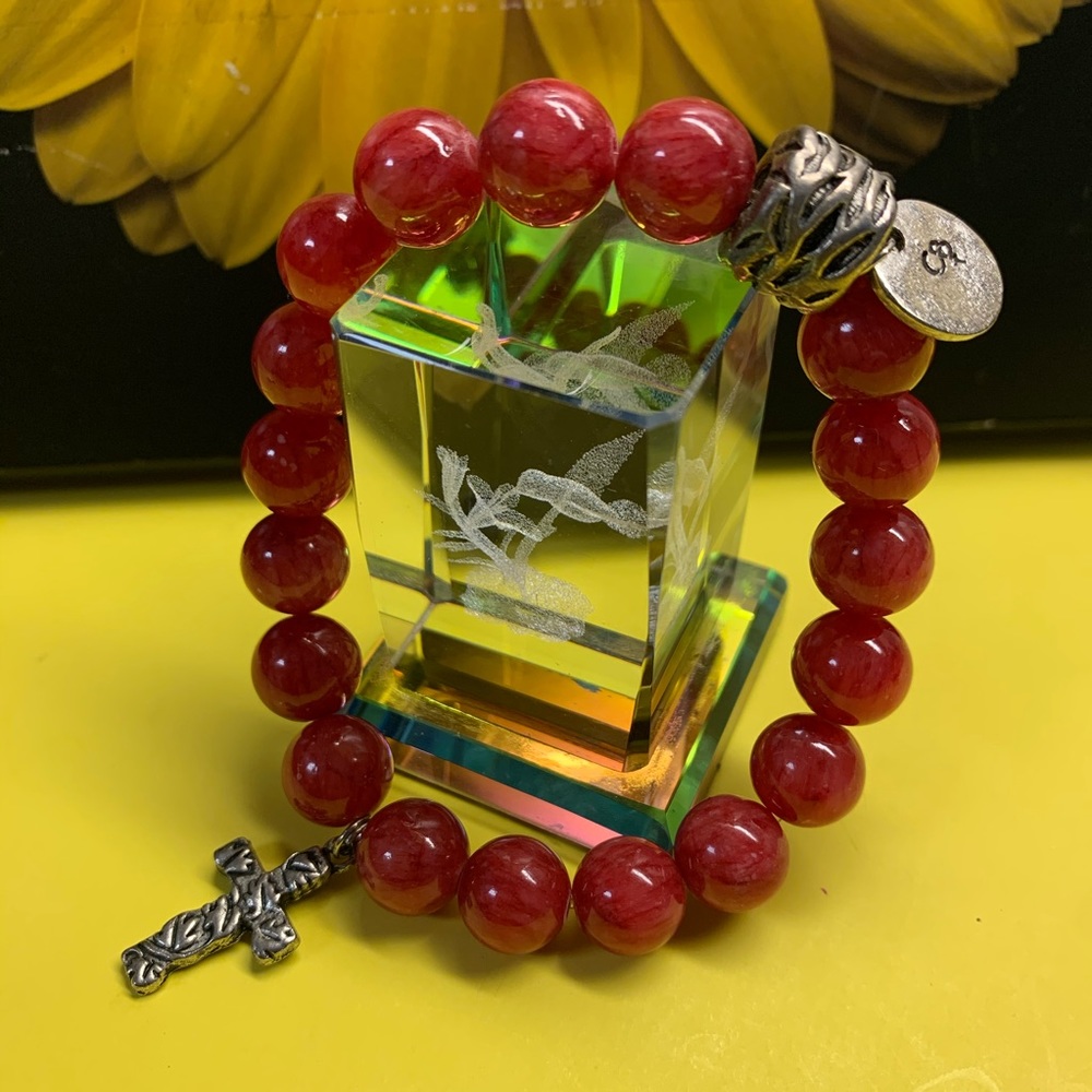 Christian Bling “Blessed Cross” Bracelet